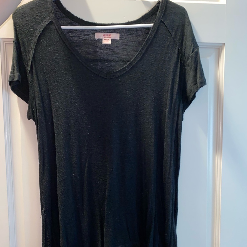 BLACK MOSIMO TEE